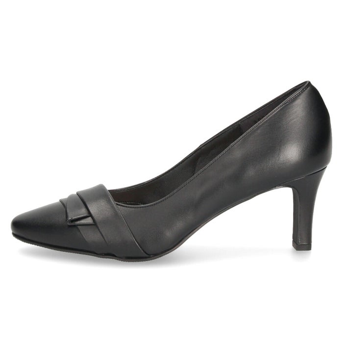 メルモ パンプス 黒 ブラック 本革 靴 スクエアトゥ ミドルヒール 日本製 MELMO 8003 オフィス きれいめ 冠婚葬祭 入学式 卒業式 6.5cm ヒール ベージュ 