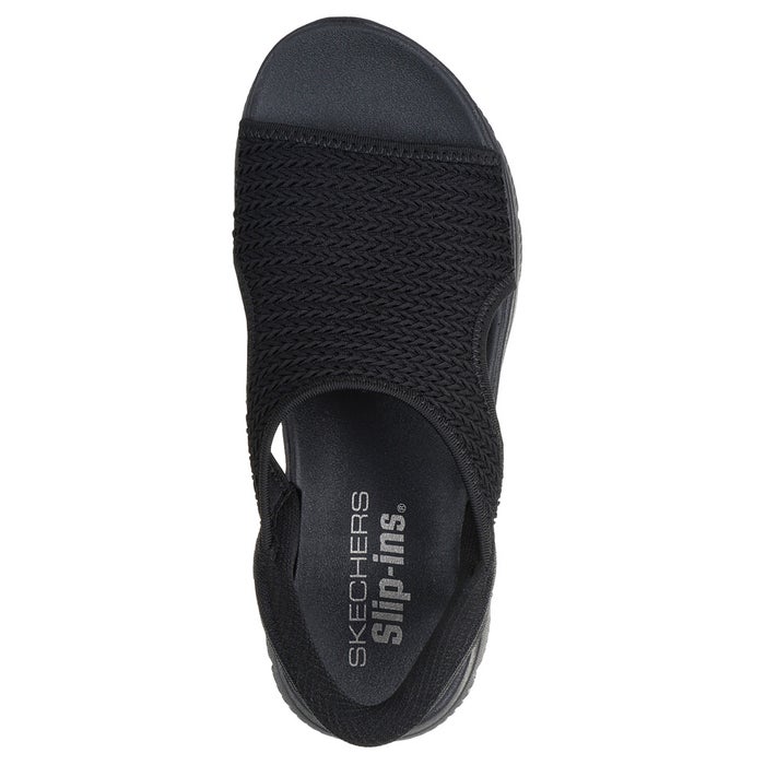 スケッチャーズ スリップインズ 立ったまま履ける レディース サンダル サミッツ 靴 ノーマル幅 SKECHERS Slip-ins 119519 ハンズフリー 手を使わずに履ける