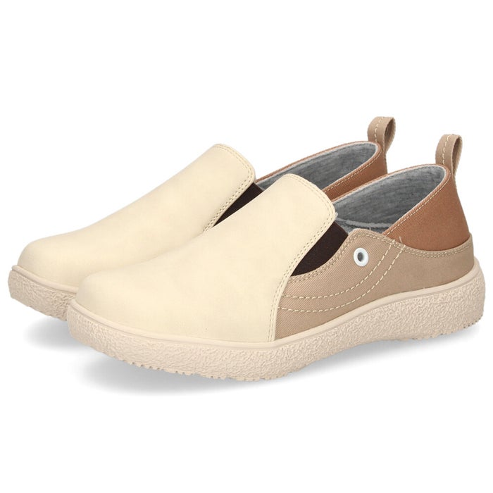 スリッポン レディース ３E 幅広 軽量 2WAY カジュアルシューズ 靴 サイドゴア 歩きやすい 疲れにくい 柔らか 51308 Parade