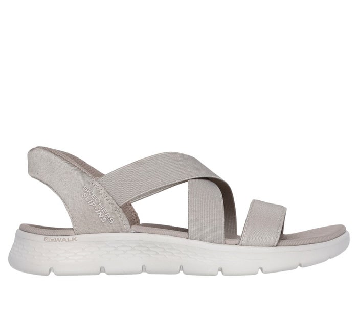 スケッチャーズ スリップインズ 立ったまま履ける レディース サンダル ゴーウォーク 靴 ノーマル幅 SKECHERS Slip-ins 141489 ハンズフリー 手を使わずに履ける