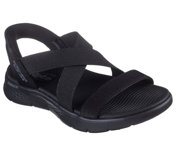 スケッチャーズ スリップインズ 立ったまま履ける レディース サンダル ゴーウォーク 靴 ノーマル幅 SKECHERS Slip-ins 141489 ハンズフリー 手を使わずに履ける