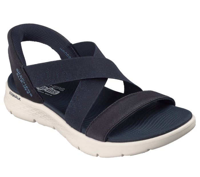 スケッチャーズ スリップインズ 立ったまま履ける レディース サンダル ゴーウォーク 靴 ノーマル幅 SKECHERS Slip-ins 141489 ハンズフリー 手を使わずに履ける