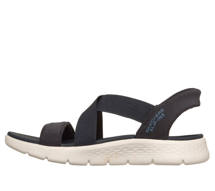 スケッチャーズ スリップインズ 立ったまま履ける レディース サンダル ゴーウォーク 靴 ノーマル幅 SKECHERS Slip-ins 141489 ハンズフリー 手を使わずに履ける