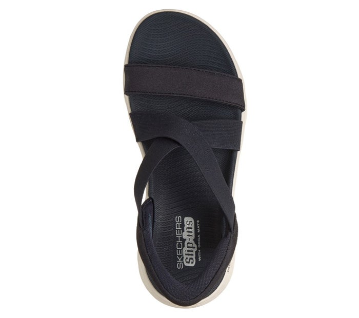スケッチャーズ スリップインズ 立ったまま履ける レディース サンダル ゴーウォーク 靴 ノーマル幅 SKECHERS Slip-ins 141489 ハンズフリー 手を使わずに履ける