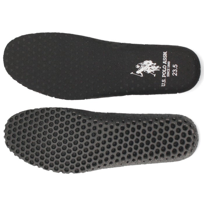 レディース スニーカー カジュアル ローカット 靴 ブラック ホワイト ユーエスポロアッスン U.S. POLO ASSN. PL00958