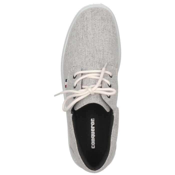コンカラー シューズ アーク Ⅱキャンバス メンズ スニーカー 軽量 幅広 カジュアルシューズ グレー ネイビー 靴 conqueror shoes 178 183