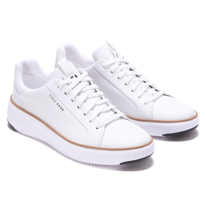 コールハーン スニーカー メンズ グランドプロ トップスピン ウォータープルーフ 靴 レザー 本革 防水 軽量 COLE HAAN C41995 C41994 C43742