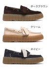 クラークス レディース カジュアルシューズ トーヒルボート ボートシューズ ローファー 本革 厚底 靴 Clarks Torhill Boat 26186647 26186302 26186303