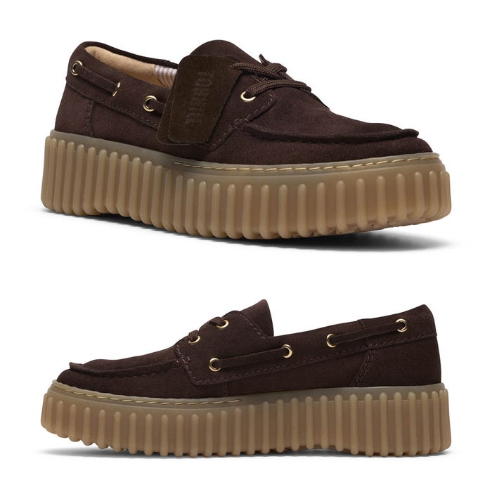 クラークス レディース カジュアルシューズ トーヒルボート ボートシューズ ローファー 本革 厚底 靴 Clarks Torhill Boat 26186647 26186302 26186303