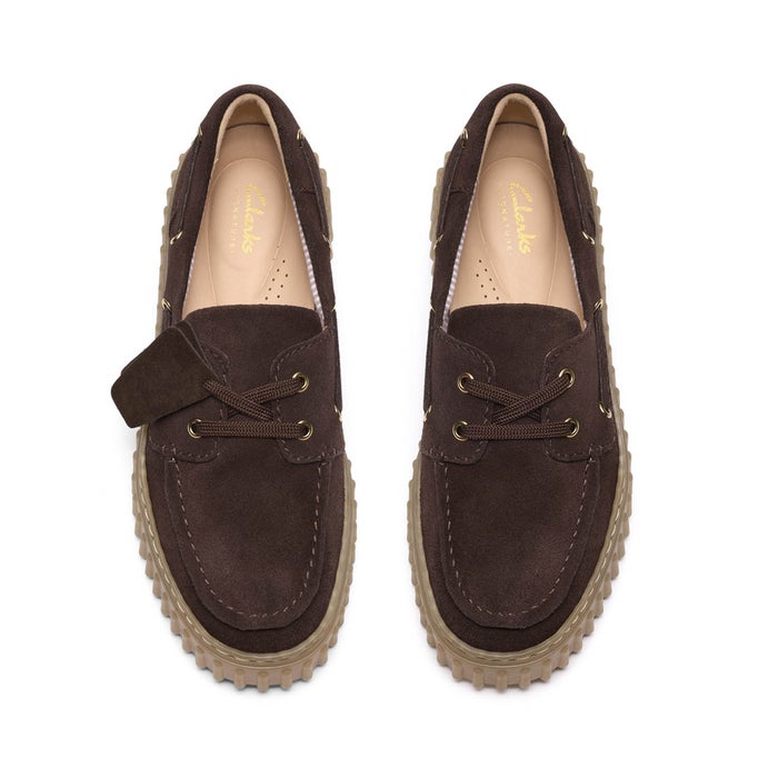 クラークス レディース カジュアルシューズ トーヒルボート ボートシューズ ローファー 本革 厚底 靴 Clarks Torhill Boat 26186647 26186302 26186303