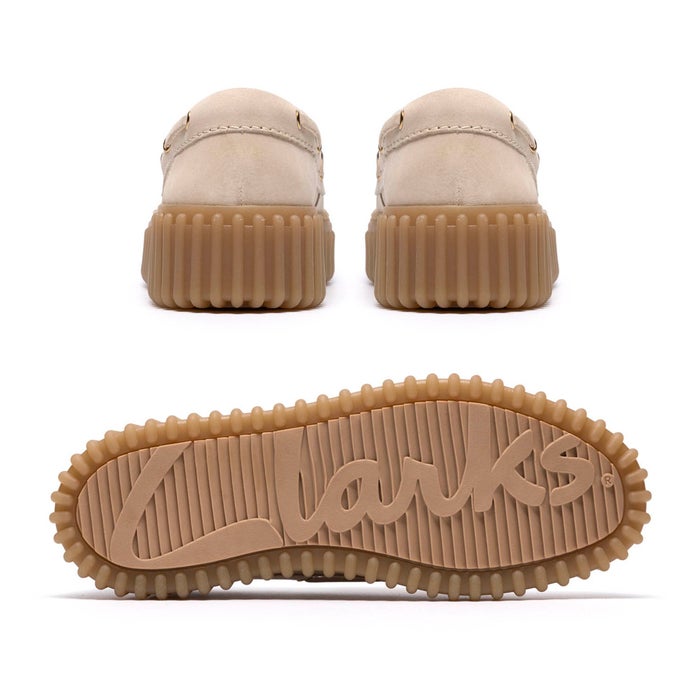 クラークス レディース カジュアルシューズ トーヒルボート ボートシューズ ローファー 本革 厚底 靴 Clarks Torhill Boat 26186647 26186302 26186303