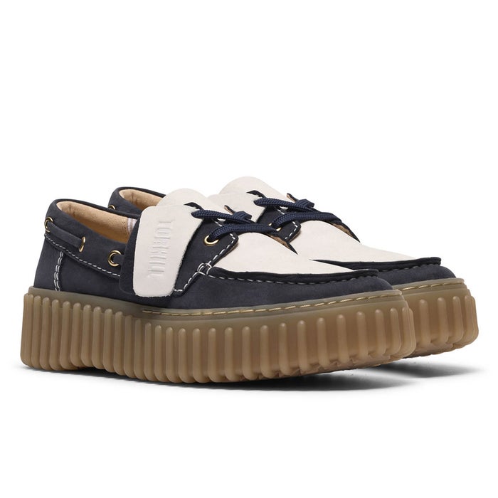クラークス レディース カジュアルシューズ トーヒルボート ボートシューズ ローファー 本革 厚底 靴 Clarks Torhill Boat 26186647 26186302 26186303