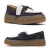 クラークス レディース カジュアルシューズ トーヒルボート ボートシューズ ローファー 本革 厚底 靴 Clarks Torhill Boat 26186647 26186302 26186303