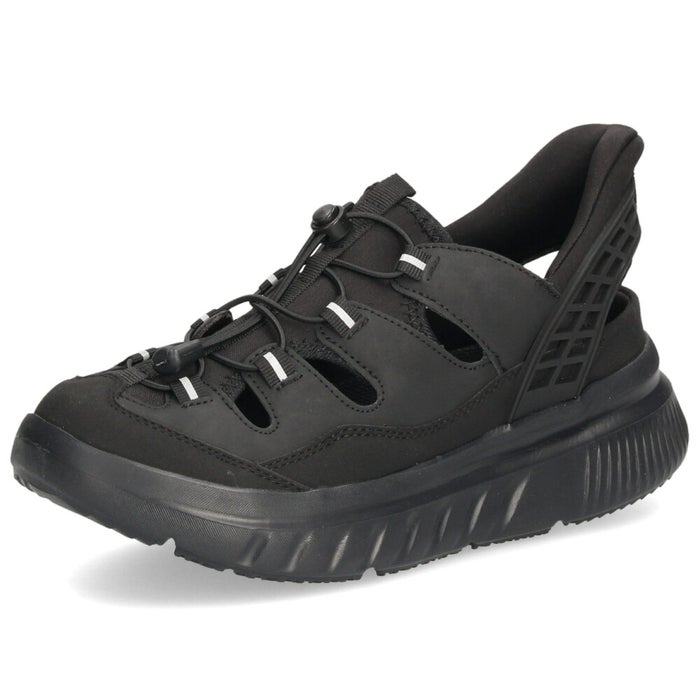 サンダル メンズ スポーツサンダル ハンズフリー スリップイン 立ったまま履ける 手を使わない 黒 ブラック カーキ 靴 楽すぽっ パレード Parade 70633