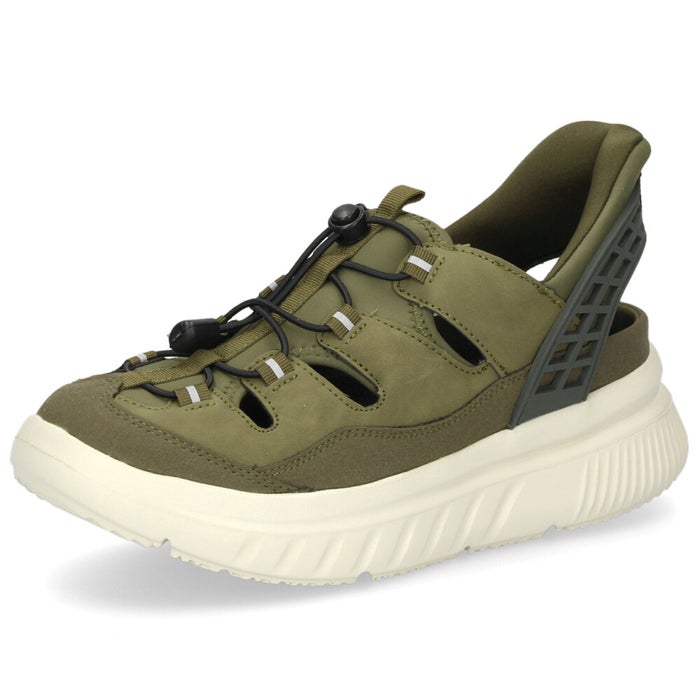 サンダル メンズ スポーツサンダル ハンズフリー スリップイン 立ったまま履ける 手を使わない 黒 ブラック カーキ 靴 楽すぽっ パレード Parade 70633