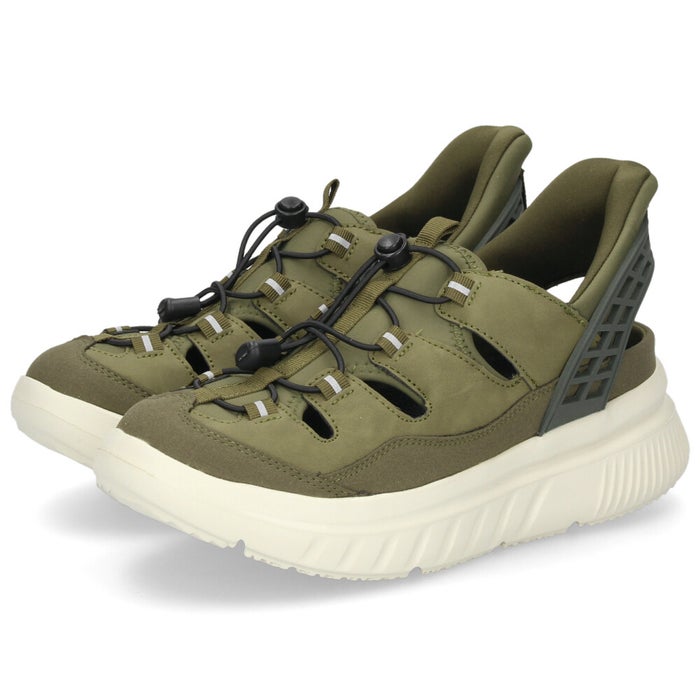 サンダル メンズ スポーツサンダル ハンズフリー スリップイン 立ったまま履ける 手を使わない 黒 ブラック カーキ 靴 楽すぽっ パレード Parade 70633