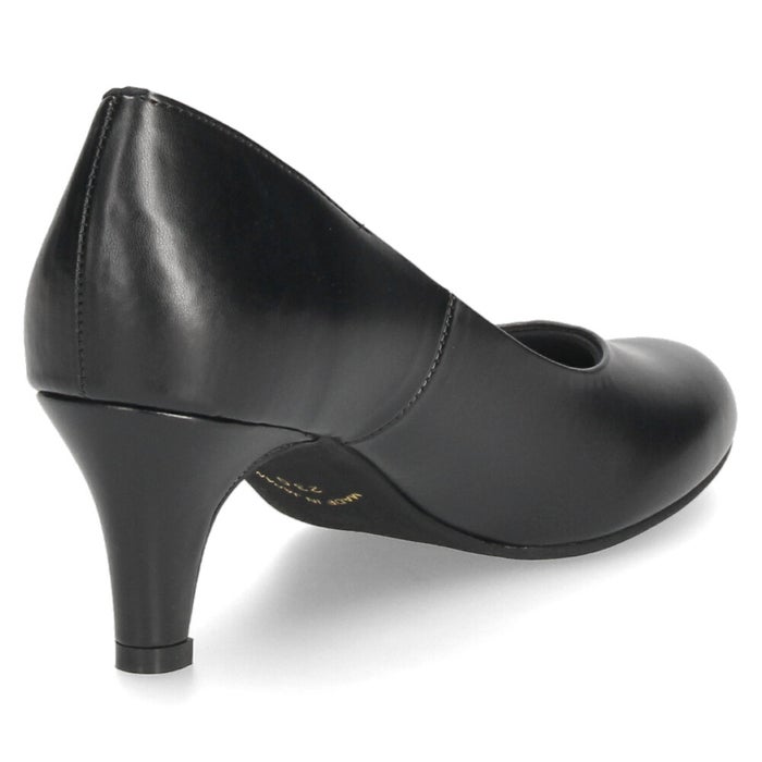 レディース パンプス ジェリービーンズ ブラック 黒 ベージュ スエード 6cm ヒール 痛くない 歩きやすい ふわさら  ローヒール 日本製 シューズ 靴 JELLY BEANS 113-44360 113-61360