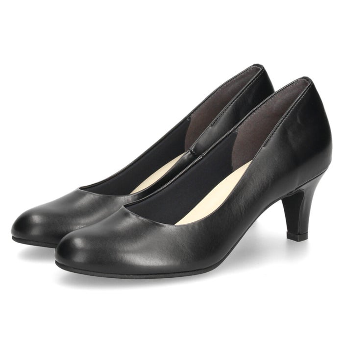 レディース パンプス ジェリービーンズ ブラック 黒 ベージュ スエード 6cm ヒール 痛くない 歩きやすい ふわさら  ローヒール 日本製 シューズ 靴 JELLY BEANS 113-44360 113-61360