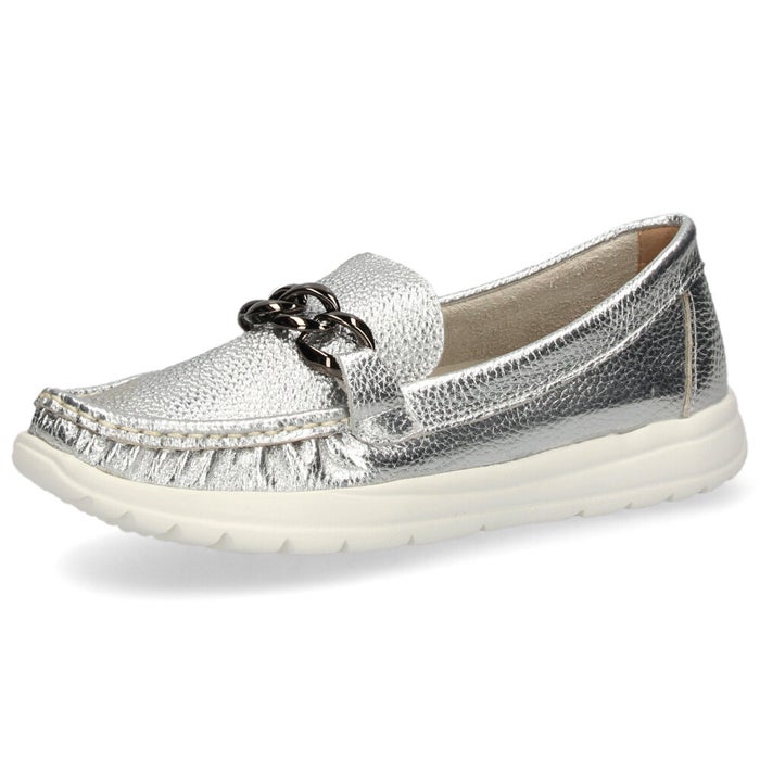 NICO ニコ カジュアルシューズ ローファー レディース 42091 靴 本革 軽量 EEEE 日本製 屈曲性 柔らかい 歩きやすい 黒 ブラック 白 ホワイト 銀 シルバー