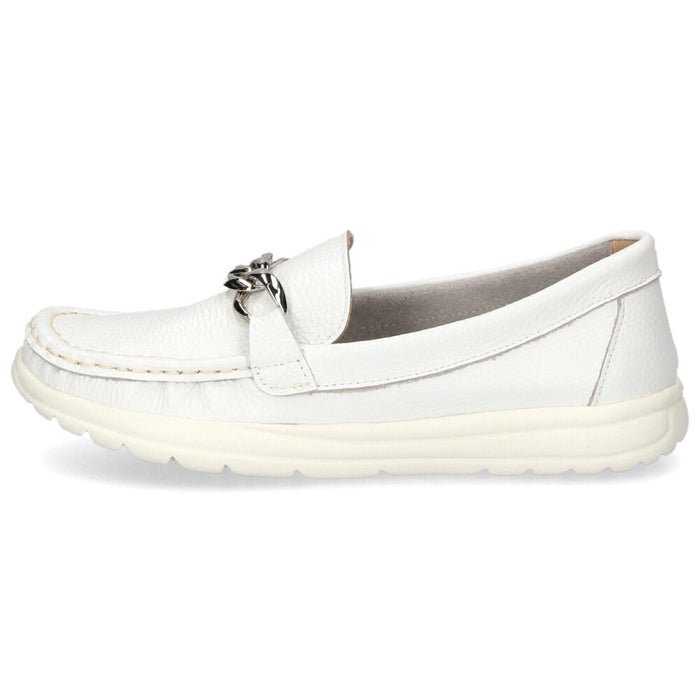 NICO ニコ カジュアルシューズ ローファー レディース 42091 靴 本革 軽量 EEEE 日本製 屈曲性 柔らかい 歩きやすい 黒 ブラック 白 ホワイト 銀 シルバー