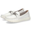 NICO ニコ カジュアルシューズ ローファー レディース 42091 靴 本革 軽量 EEEE 日本製 屈曲性 柔らかい 歩きやすい 黒 ブラック 白 ホワイト 銀 シルバー