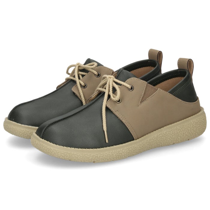 レースアップシューズ レディース 幅広 4E かかとが踏める 靴 2WAY 軽量 歩きやすい 履きやすい Pansy パンジー PS1522 パンジーハーツ