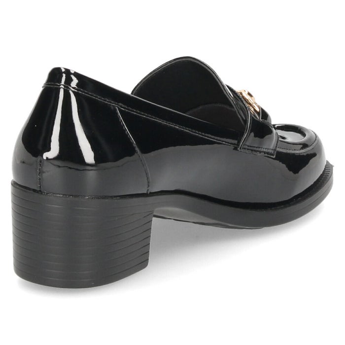 レディース ビット ローファー ジェリービーンズ ブラック 黒 オーク 厚底 はっ水 雨の日 晴雨兼用 ボリュームソール 履きやすい 靴 シューズ JELLY BEANS 404-69157 404-61157