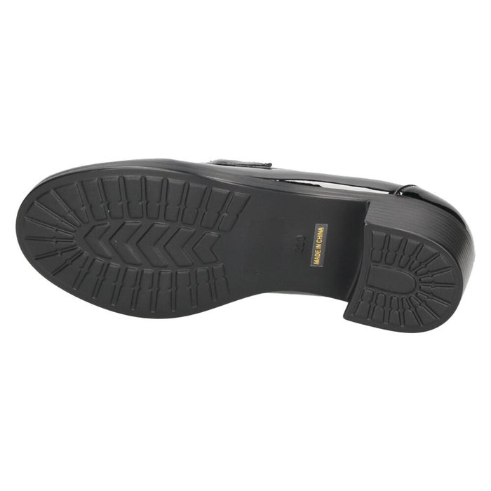 レディース ビット ローファー ジェリービーンズ ブラック 黒 オーク 厚底 はっ水 雨の日 晴雨兼用 ボリュームソール 履きやすい 靴 シューズ JELLY BEANS 404-69157 404-61157