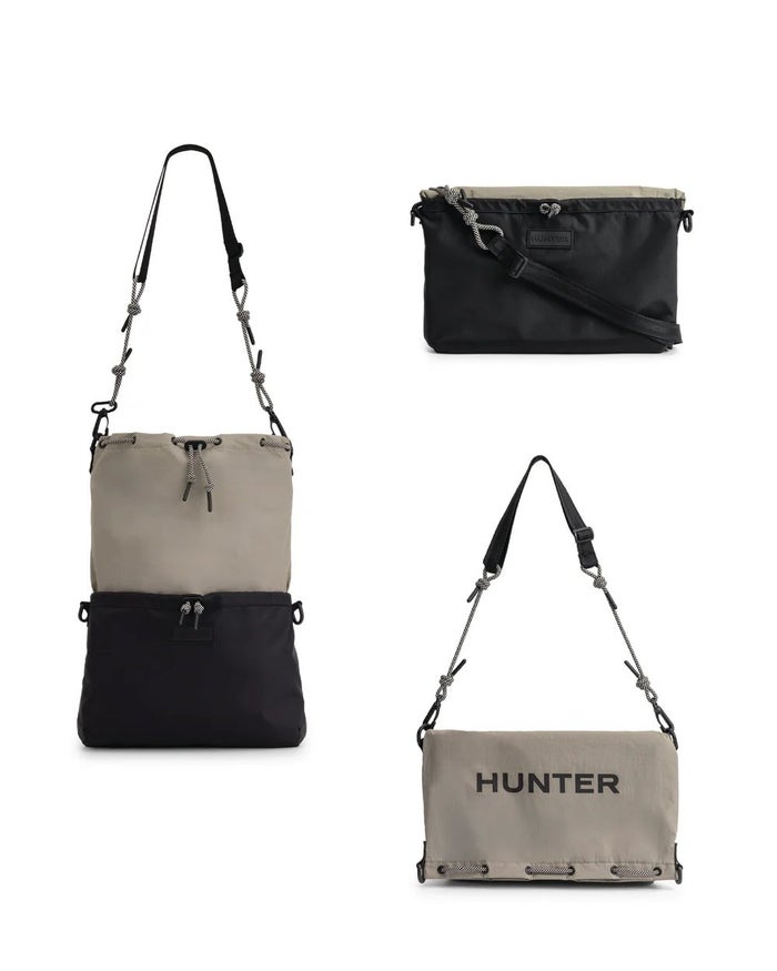 ハンター ショルダーバッグ トートバッグ HUNTER トラベル マルチファンクション サコッシュ 軽量 撥水 旅行 2WAY UBX7124NRS