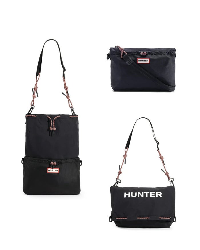 ハンター ショルダーバッグ トートバッグ HUNTER トラベル マルチファンクション サコッシュ 軽量 撥水 旅行 2WAY UBX7124NRS