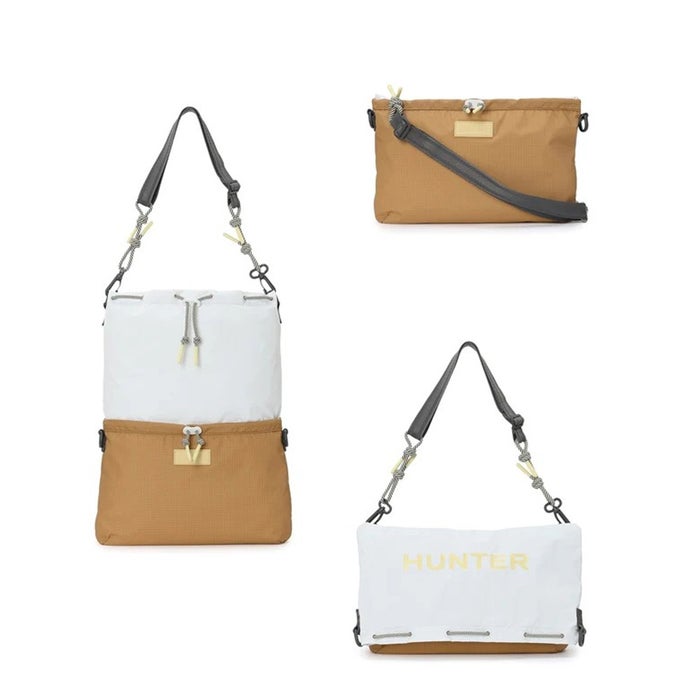 ハンター ショルダーバッグ トートバッグ HUNTER トラベル マルチファンクション サコッシュ 軽量 撥水 旅行 2WAY UBX7124NRS