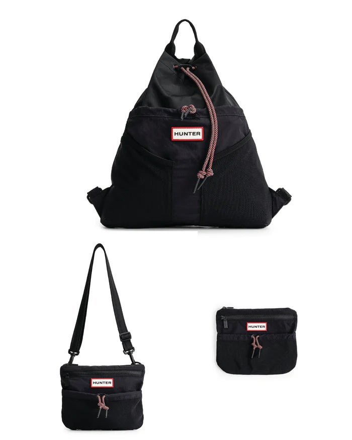 ハンター リュック ショルダーバック 軽量 撥水 ３WEY ポーチ  トラベル マルチファンクション パッカブル バックパック HUNTER 7125