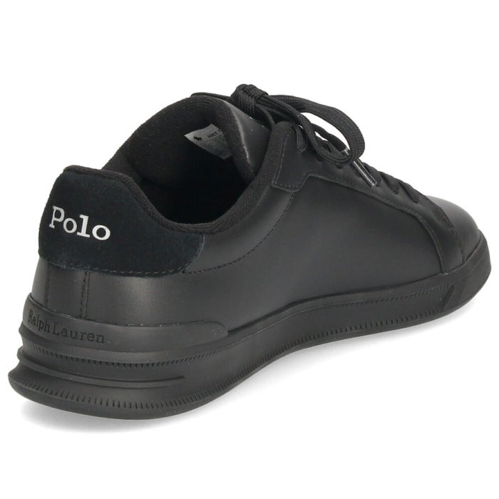 ポロ ラルフローレン スニーカー メンズ レザー ブラック 黒 ローカット ヘリテージ コート ll  POLO RALPH LAUREN HRT CRT ll-SK-LTL 809965072002