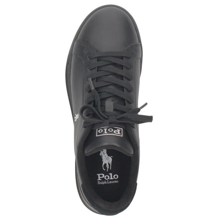 ポロ ラルフローレン スニーカー メンズ レザー ブラック 黒 ローカット ヘリテージ コート ll  POLO RALPH LAUREN HRT CRT ll-SK-LTL 809965072002
