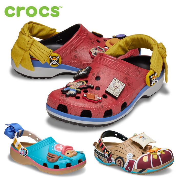 クロックス ワンピース サンダル crocs ONE PIECE クラシック クロッグ チョッパー ルフィ サウザンドサニー号 メンズ レディース 212794 212125 212126