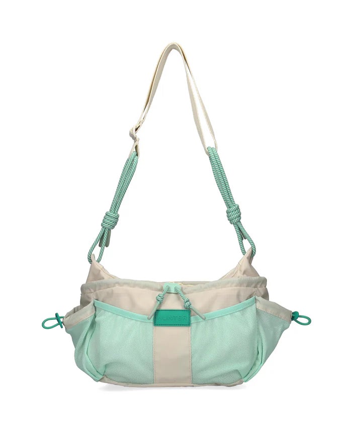 ハンター ショルダーバック ボディーバック 撥水 耐水 防水 軽量 耐久性 HUNTER トラベル クロスボディ 7123 斜め掛け ブラック 黒 ホワイト 白 グレー