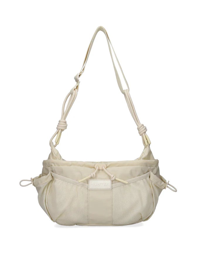 ハンター ショルダーバック ボディーバック 撥水 耐水 防水 軽量 耐久性 HUNTER トラベル クロスボディ 7123 斜め掛け ブラック 黒 ホワイト 白 グレー