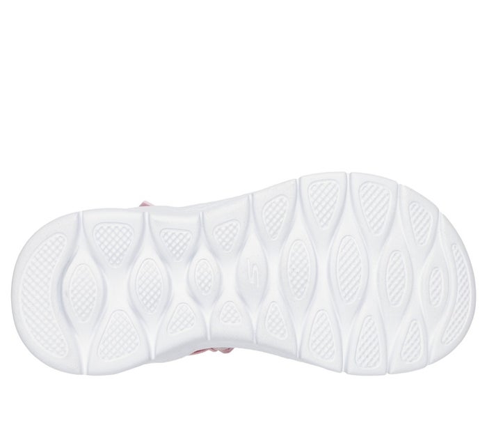 スケッチャーズ キッズ ジュニア サンダル 女の子 ゴーウォーク ハンズフリー 面ファスナー マジックテープ ノーマル幅 SKECHERS 303028L ピンク