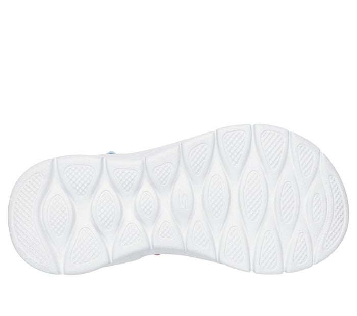 スケッチャーズ キッズ ジュニア サンダル 女の子 ゴーウォーク ハンズフリー 面ファスナー マジックテープ ノーマル幅 SKECHERS 303028L ピンク