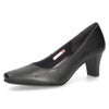 レディース パンプス 本革 日本製 3E 幅広 歩きやすい 低反発インソール 6cmヒール 黒 ブラック 黒パンプス スクエアトゥ フォーマル 冠婚葬祭 リクルート ビジネス 通勤 美脚 ARUKU 8412
