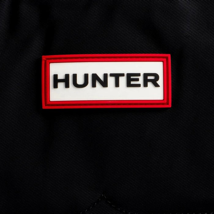 ハンター ショルダーバッグ HUNTER ナイロン ミディ ホーボー 斜め掛け バッグ かばん 軽量 シンプル 黒 ブラック UBS3601KBM