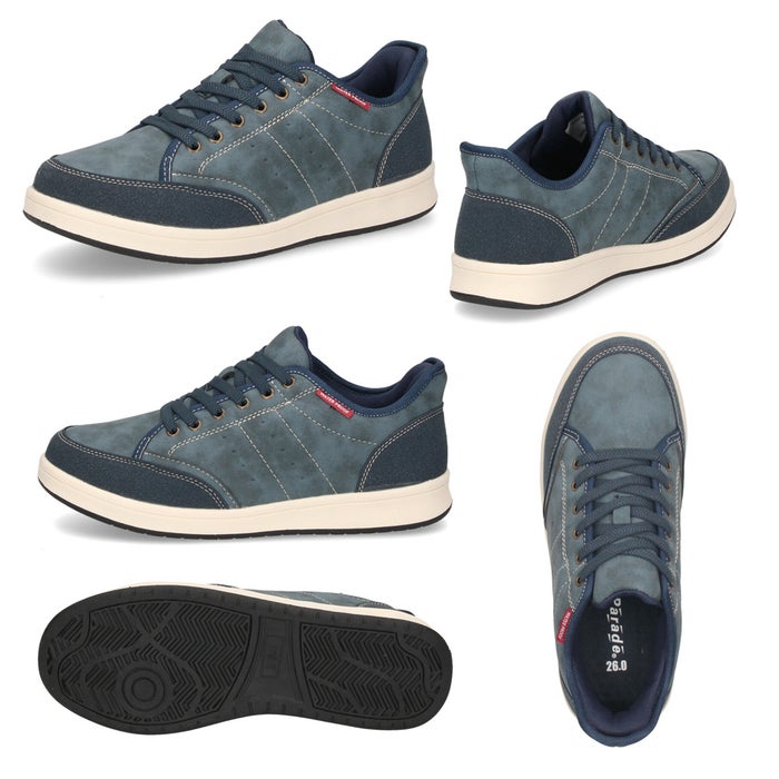 スリッポン スニーカー メンズ カジュアル ハンズフリー 立ったまま履ける 防水 軽量 ゴム紐 履きやすい 靴 黒 ブラック ネイビー ブラウン Parade パレード 楽すぽっ 1992WRP 1993WRP