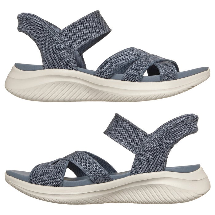 スケッチャーズ スリップインズ 立ったまま履けノーマル幅る レディース サンダル ウルトラ フレックス 3.0 靴 ノーマル幅 SKECHERS Slip-ins 164085 ニットアッパー 疲れにくい 手を使わずに履ける