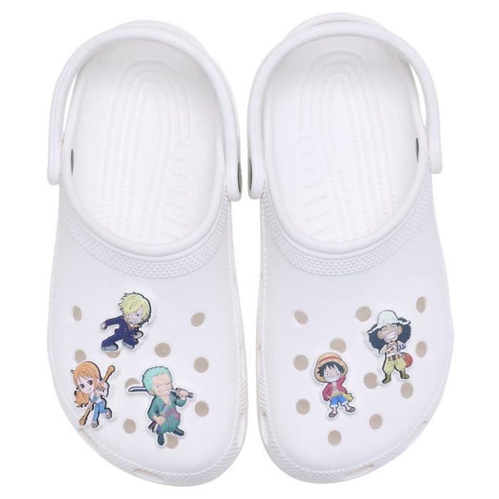 クロックス ジビッツ ワンピース 5パック crocs JIBBITZ ONE PIECE ルフィ 麦わらの一味 飾り チャーム アクセサリー カスタマイズ 10018776 10018775