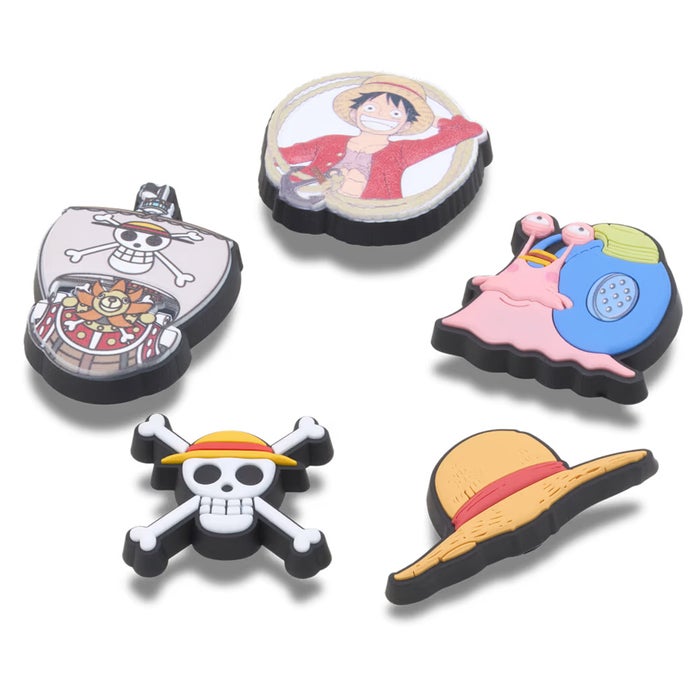 クロックス ジビッツ ワンピース 5パック crocs JIBBITZ ONE PIECE ルフィ 麦わらの一味 飾り チャーム アクセサリー カスタマイズ 10018776 10018775