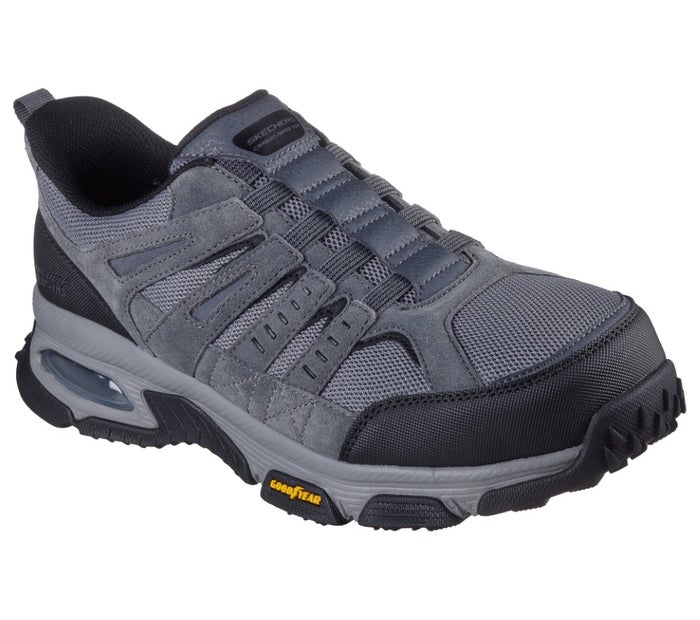 スケッチャーズ スリップインズ メンズ スニーカー スリッポン ハンズフリー 感電防止 耐久性 つま先保護 防滑 ノーマル幅 靴 立ったまま履ける ワーク スケッチエア SKECHERS Slip-ins 200240J