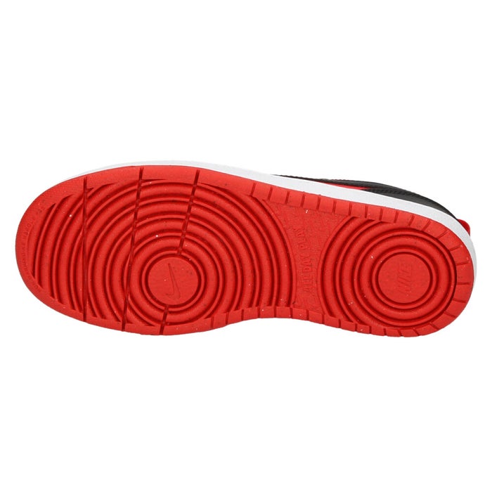 ナイキ スニーカー キッズ 子供 子供靴 靴 通学 運動用シューズ RD/BK レディース NIKE COURT BOROUGH LOW RECRAFT GS DV5456-600