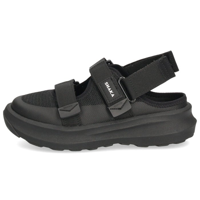 シャカ スニーカーサンダル レディース スポーツサンダル 厚底 SHAKA SK-325 つま先保護 クローズドトゥ カジュアル 普段使い おしゃれ ブラック 黒 ベージュ 