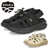 シャカ スニーカーサンダル レディース スポーツサンダル 厚底 SHAKA SK-357 つま先保護 クローズドトゥ カジュアル 普段使い おしゃれ ブラック 黒 ベージュ 