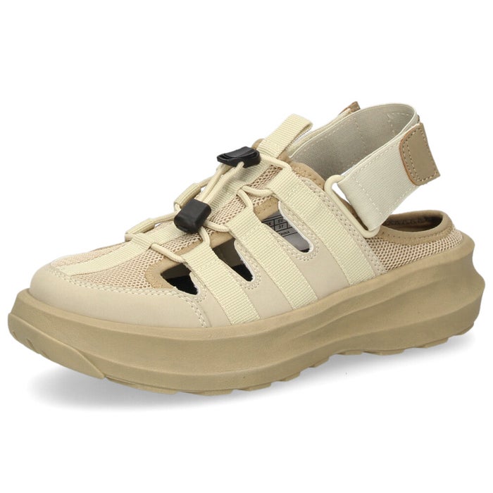 シャカ スニーカーサンダル レディース スポーツサンダル 厚底 SHAKA SK-357 つま先保護 クローズドトゥ カジュアル 普段使い おしゃれ ブラック 黒 ベージュ 